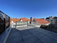 Urbane Wohnung mit Dachterrasse und Einbauküche - Augsburg