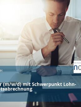 Personaler (m/w/d) mit Schwerpunkt Lohn- und Gehaltsabrechnung - Münster