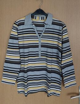 Damen Pullover mit Kragen und Knopfleiste, Größe: 48 - Immenhausen