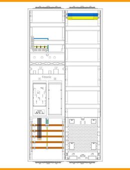 Zählerschrank eHZ 1 Zähler, 1 Leer, Verteiler, APZ - Essen