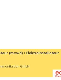 Elektromonteur (m/w/d) / Elektroinstallateur (m/w/d) - Sanitz