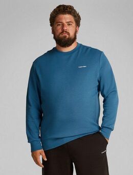 Calvin Klein Big&Tall Sweatshirt BT_MICRO LOGO REPREVE SWEATSHIRT in Großen Größen, mit Logoschriftzug