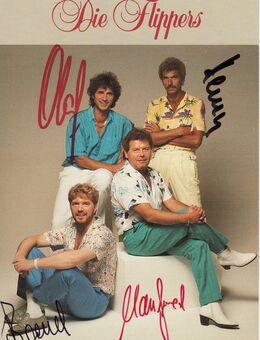 ALTES FLIPPER AUTOGRAMM 4 RER GRUPPE - Herten