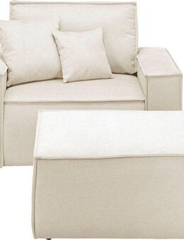 andas Loveseat Finnley (2-St), Loveseat und Hocker im Set, passend zur Polster-Serie Finnley