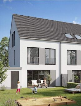 VIE-Süchteln: Moderne Einfamilien-DHH mit Grundstück! SW-Lage! Ausbaureserve im Dachgeschoss! - Viersen