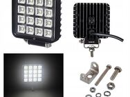 16 LED Arbeitsscheinwerfer mit Schalter – 12V/24V, 2400lm, 16W, Weißes Licht - Wuppertal