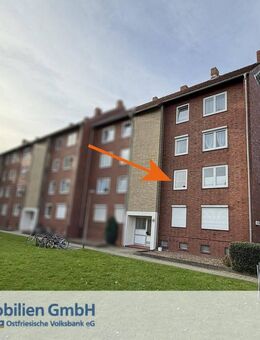 Gut geschnittene Eigentumswohnung mit Balkon und Blick ins Grüne - Emden