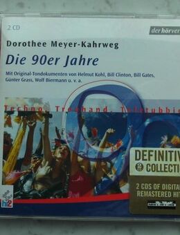 Die 90er Jahre. EAN 9783895849381 Doppel-CD Dorothee Meyer-Kahrweg 5,- - Flensburg
