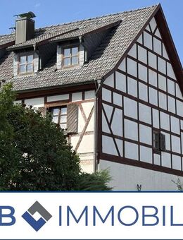 Fachwerkhaus mit Baugrundstück und Scheune (optional) in Ahorn-Witzmannsberg - Ahorn (Bayern)