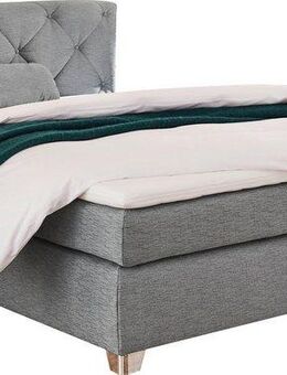 Jockenhöfer Gruppe Boxspringbett Finja, mit Topper und Zierkissen, erhältlich in 90,120,140 & 180cm Breite