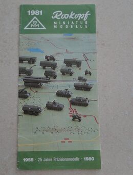 Roskopf Miniaturmodelle Katalog 1981 - Coesfeld