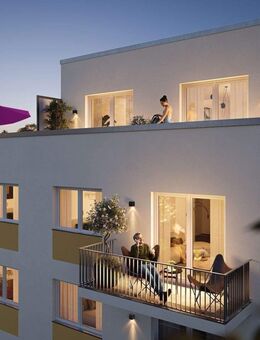 2-Zimmer-Penthousewohnung mit großer Terrasse und Panorama. - Ladenburg