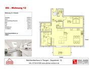 Tiengen-3,0 Zimmer Dachgeschosswohnung mit Balkon ca. 100 m² mit Lift-ERSTBEZUG - Waldshut-Tiengen