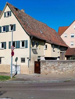 Liebhaberobjekt mit Gartenanlage - Sanierung oder Neubau direkt an der unverbauten Enz - Vaihingen (Enz)