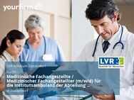 Medizinische Fachangestellte / Medizinischer Fachangestellter (m/w/d) für die Institutsambulanz der Abteilung Allgemeine Psychiatrie 2 - Düsseldorf