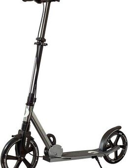 Best Sporting Cityroller City-Scooter silber grau mit Handbremse