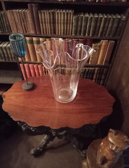 Glasvase, Fächervase, Taschentuch, Blossom - Essen