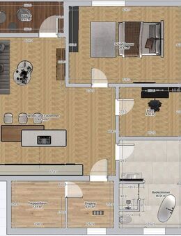 Exklusive DG Penthouse Wohnung mit Loft Charakter - Westerheim (Bayern)