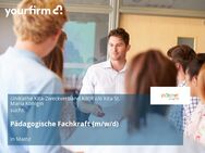 Pädagogische Fachkraft (m/w/d) - Mainz