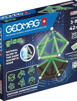 Geomag™ GEOMAG™ Glow, Recycled Magnetspielbausteine, (42 St), aus recyceltem Material