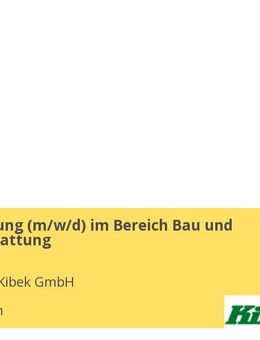 Projektleitung (m/w/d) im Bereich Bau und Raumausstattung - Elmshorn