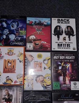 DVD´S Dexter 2 Walking Dead GOT 7 Ich unverbesserlich 1 + 2 Cars Hooks Geschichten München Aus dem Nichts Hamlet Onward (4K englisch) MIB II - Berlin