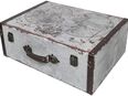 HMF Schatztruhe Vintage Koffer aus Holz Weltkarte 38cm #VKO101-38 in 75217