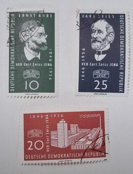 DDR 1956 VEB Carl Zeiss Jena Satz komplett gestempelt - Görlitz