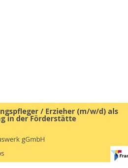 Heilerziehungspfleger / Erzieher (gn) als Teamleitung in der Förderstätte - Röhrmoos