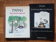 Papan Hier hört der Spaß auf 1987 Zweitausendeins+Ich fürchte mich vor nichts 1988 Burkh (2 Bücher) - Gröbenzell