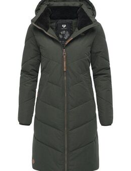 Ragwear Wintermantel Rebelka wasserdichter Winterparka mit abnehmbarer Kapuze