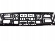 2x ORIGINAL Kennzeichenhalter für Audi Quattro Geko UV-Druck witterungsbeständig - Wuppertal