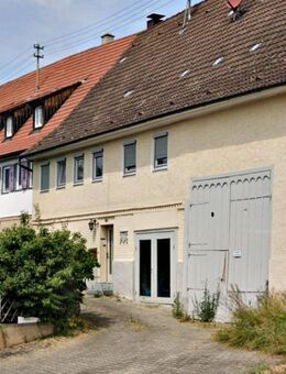 Altes Bauernhaus mit Geschichte, Scheune, Werkstatt und viel Potential für kreative Köpfe - Ohmden