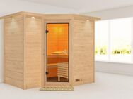 Karibu Sauna Sanna 2, BxTxH: 264 x 198 x 212 cm, 40 mm, (Set) ohne Ofen