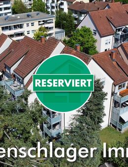 Bevorzugte Wohnlage von Neumarkt! 2-Zimmer-Erdgeschoss-Wohnung mit großem Balkon, sofort frei - Neumarkt (Oberpfalz)