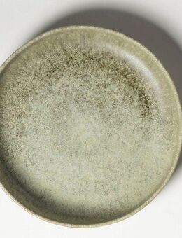 Gipfelstück Suppenteller Moos'n'Stein, (4 St), Scandi-Style, glänzende Reaktivglasur, jedes Stück ein Unikat