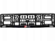 2x ORIGINAL Kennzeichenhalter für Audi S-Line UV-Druck witterungsbeständig Sline Set112 - Ingolstadt