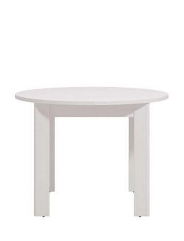 Home affaire Esstisch Ancona runder Tisch, 106 cm, MFD Tischplatte, in verschiedenen modern Farben, Ideal für eine moderne Küche