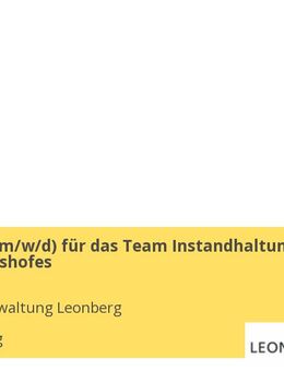 Elektriker (m/w/d) für das Team Instandhaltung des Betriebshofes - Leonberg (Baden-Württemberg)