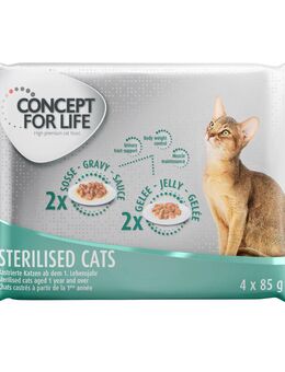 Concept for Life Probierpaket 4 x 85 g - Sterilised