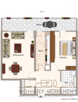 Weitblick inklusive - charmante 2-3-Zimmer, ca. 72 m², top gepflegt & ausbaufähig - München