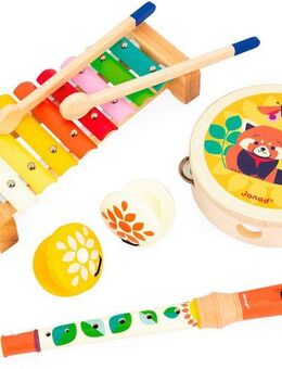 Janod Spielzeug-Musikinstrument Musik-Set - Gioia, FSC® - schützt Wald
