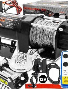 ELEKTRISCHE SEILWINDE 12V 1130​kg – Ihre Offroad-Lösung! - Wuppertal