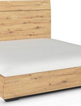 rauch Futonbett Bett Doppelbett Holzbett AGORDO, mit hohem Kopfteil und schwebender Optik MADE IN GERMANY