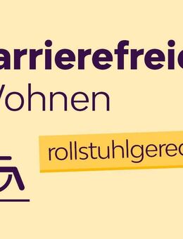 Behindertengerechte 2-Raum-Wohnung mit Dusche, Balkon und Aufzug in der Innenstadt zu haben. - Gera