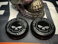 Harley Davidson Gabel Abdeckung Cover Willie G Skull Gravur - Hamm