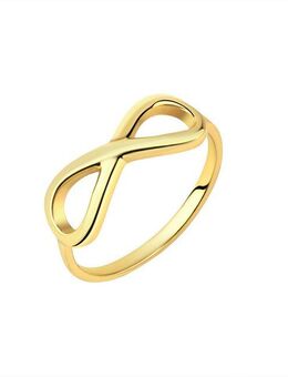 Vivance Fingerring 925/- Sterling Silber vergoldet Infinity