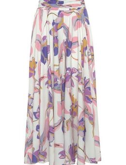 LASCANA Hosenrock mit floralem Alloverdruck, Culotte, extraweites Bein