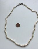 Damen Halskette Vintage mit 835er Silber Verschluss Defekt in 36043