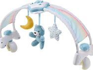 Chicco Spielbogen Regenbogen-Spielbogen für Kinderbett 2 In 1, mit Licht und Melodien, Blau